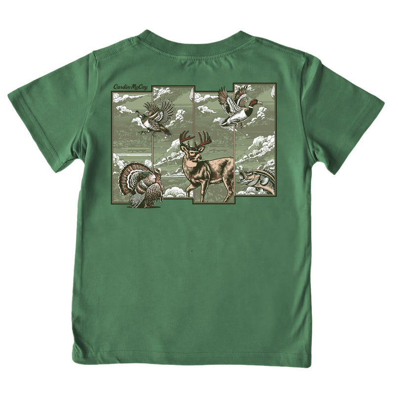 Boys' Hunting Grid Short-Sleeve Tee