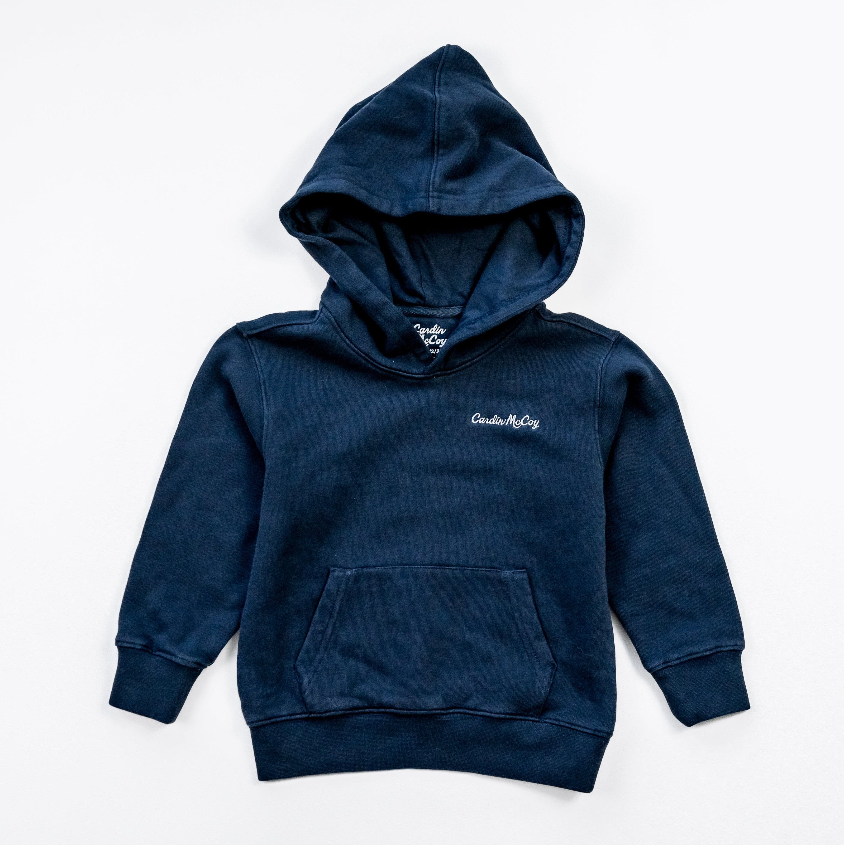 Kids' Cardin McCoy Embroidered Pullover Hoodie Navy Sweatshirt Cardin McCoy Navy XXS (2/3)