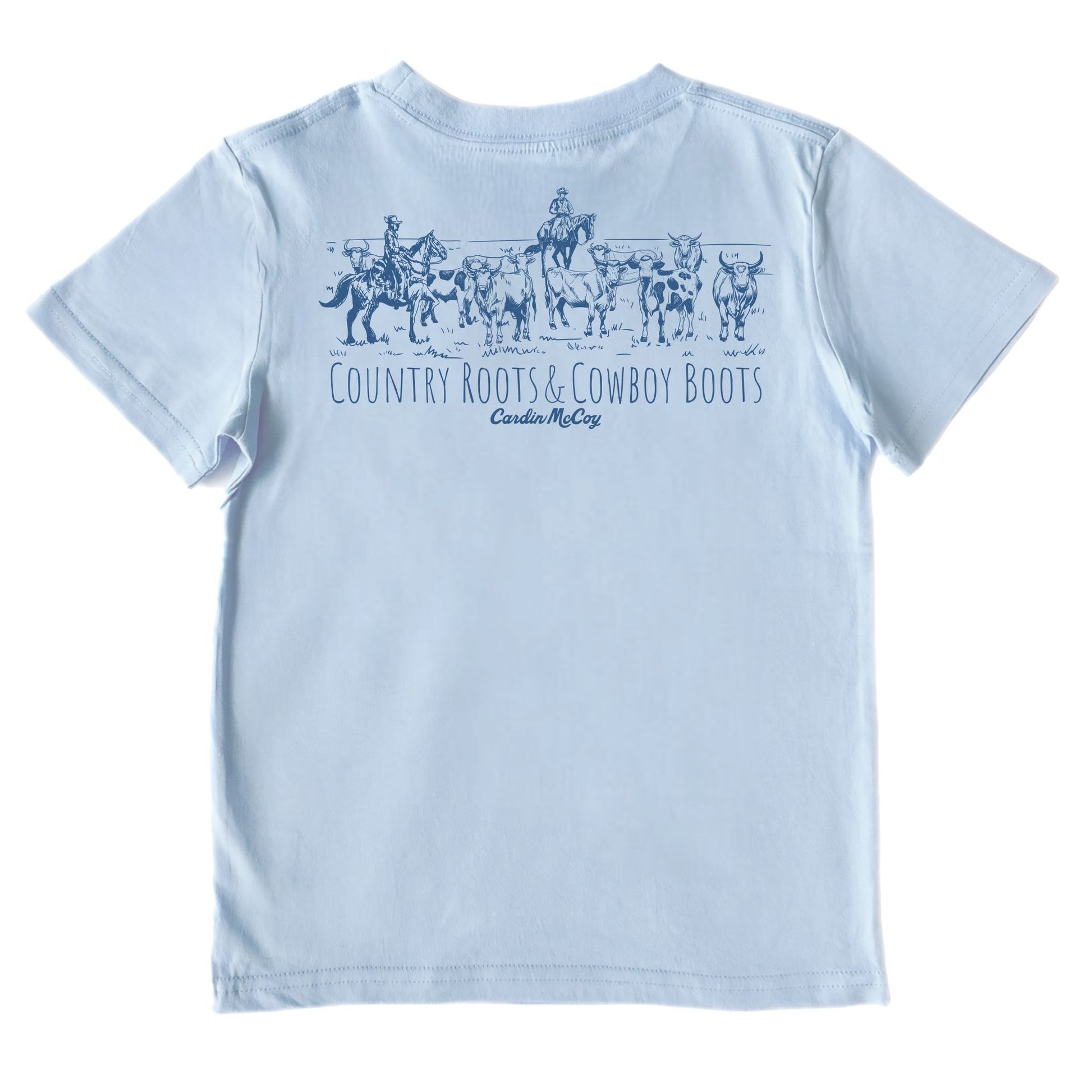 Kids' Country Roots Short-Sleeve Performance Tee Short Sleeve T-Shirt Cardin McCoy Blue Sky XXS (2/3) Performance