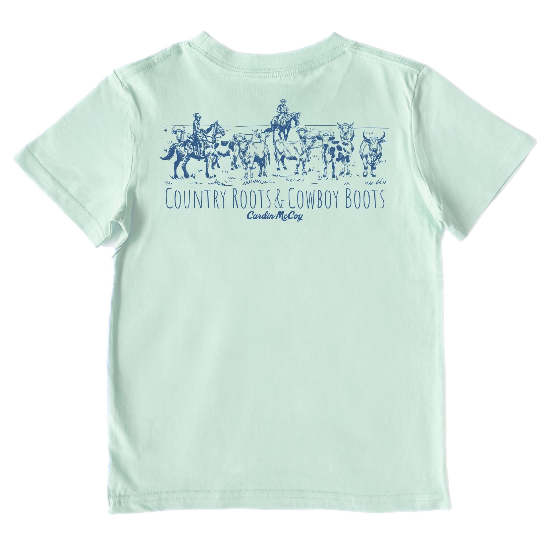 Kids' Country Roots Short-Sleeve Performance Tee Short Sleeve T-Shirt Cardin McCoy Surf Spray XXS (2/3) Performance