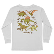 Kids' Dino Types Long-Sleeve Tee Long Sleeve T-Shirt Cardin McCoy Ice Gray XXS (2/3) Pocket