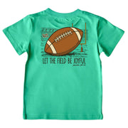Kids' Joyful Football Short-Sleeve Tee Short Sleeve T-Shirt Cardin McCoy Green XXS (2/3) No Pocket