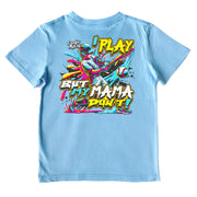 Kids' My Mama Don't Short-Sleeve Tee Short Sleeve T-Shirt Cardin McCoy Light Blue XXS (2/3) Pocket