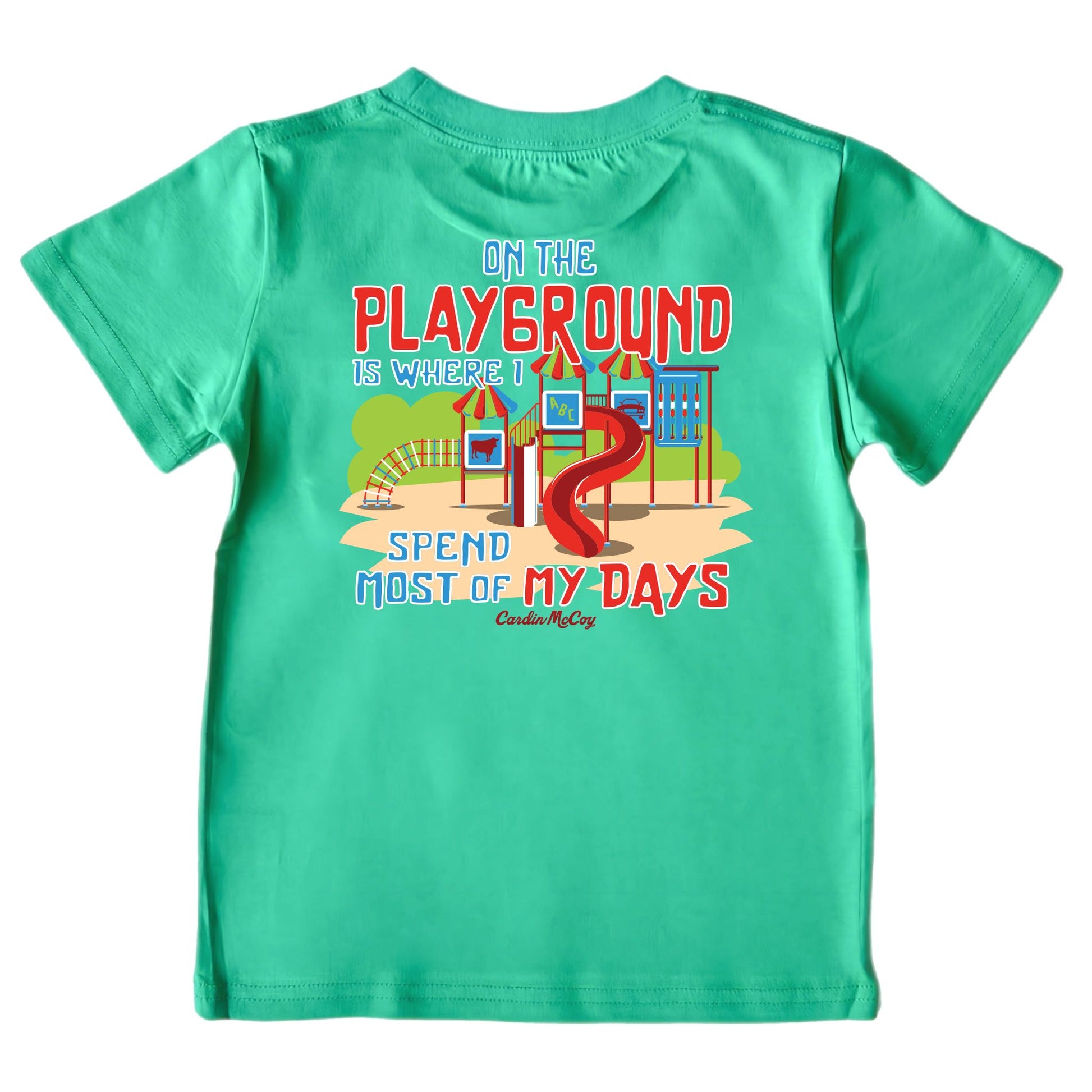 Kids' Playground Short-Sleeve Tee Short Sleeve T-Shirt Cardin McCoy Green XXS (2/3) No Pocket