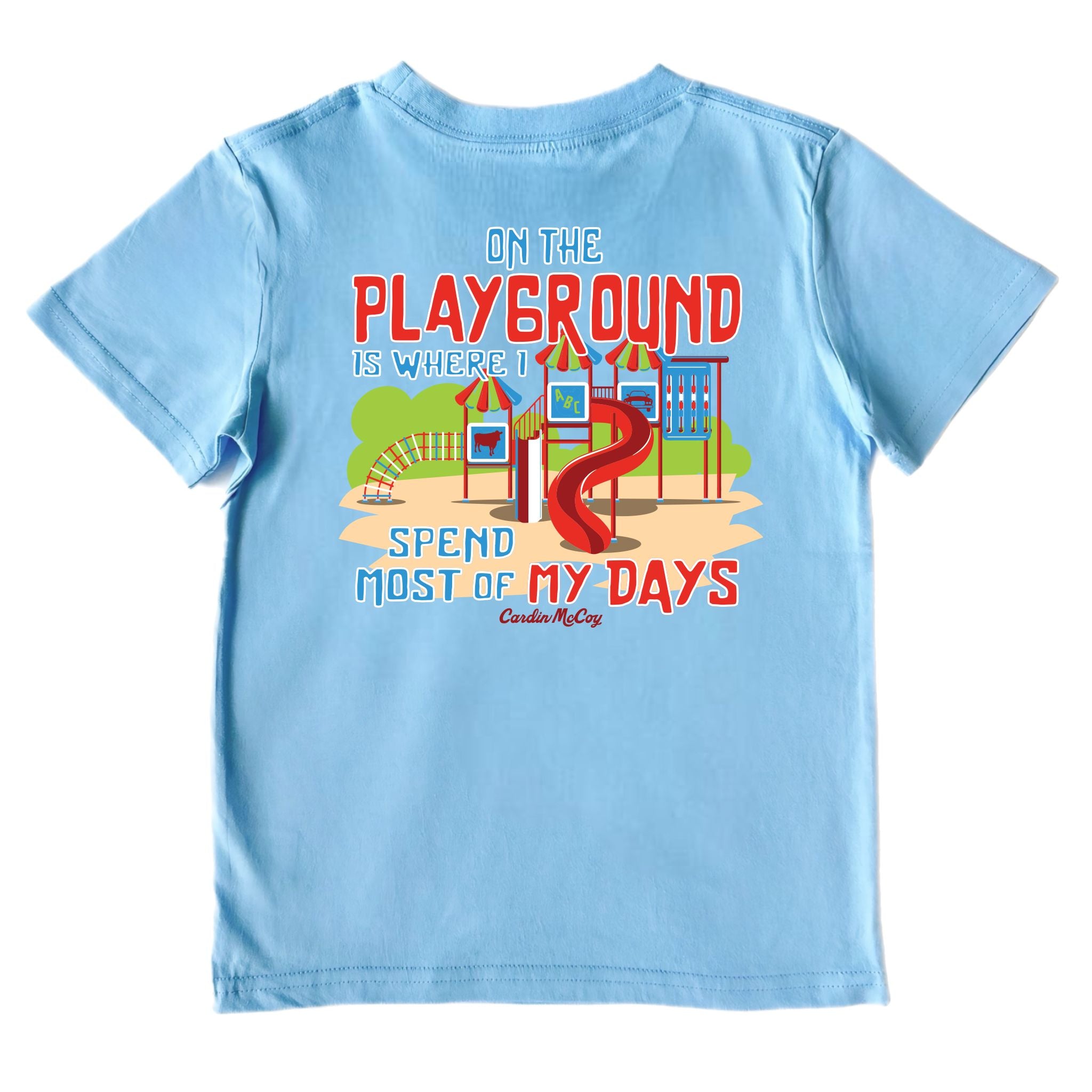 Kids' Playground Short-Sleeve Tee Short Sleeve T-Shirt Cardin McCoy Light Blue XXS (2/3) No Pocket