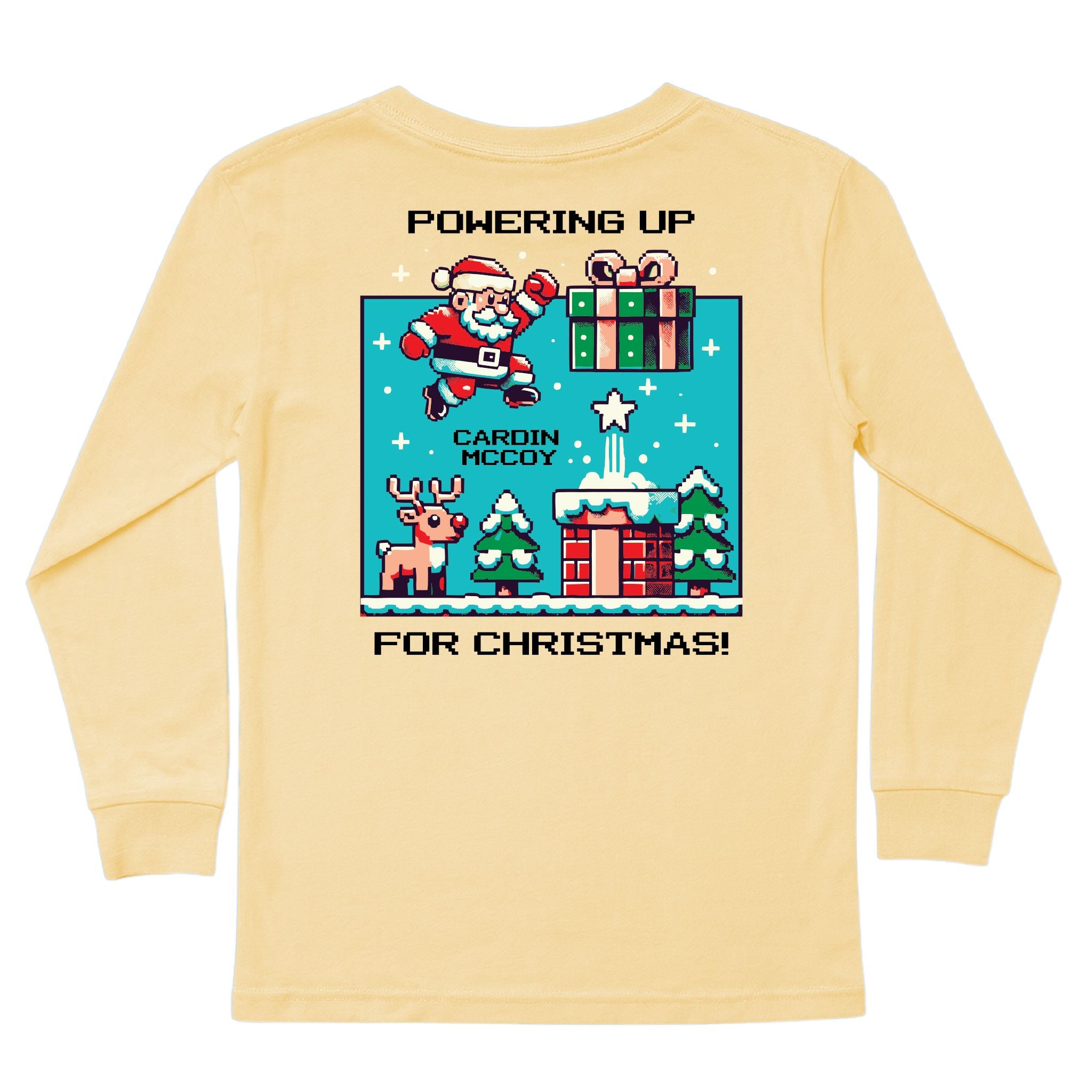 Kids' Powering Up Long-Sleeve Tee Long Sleeve T-Shirt Cardin McCoy Butter XXS (2/3) Pocket