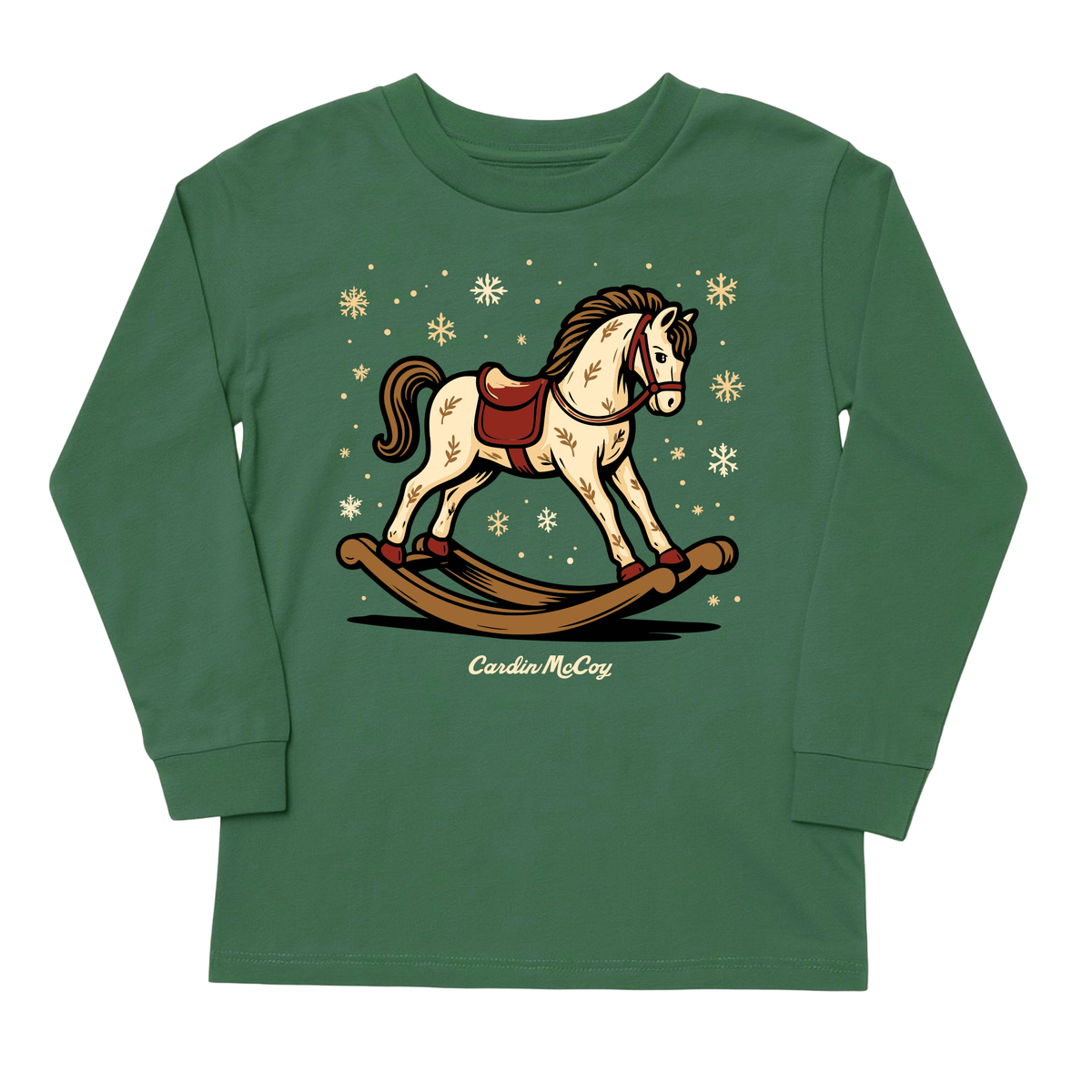 Kids' Rocking Horse Front Long-Sleeve Tee