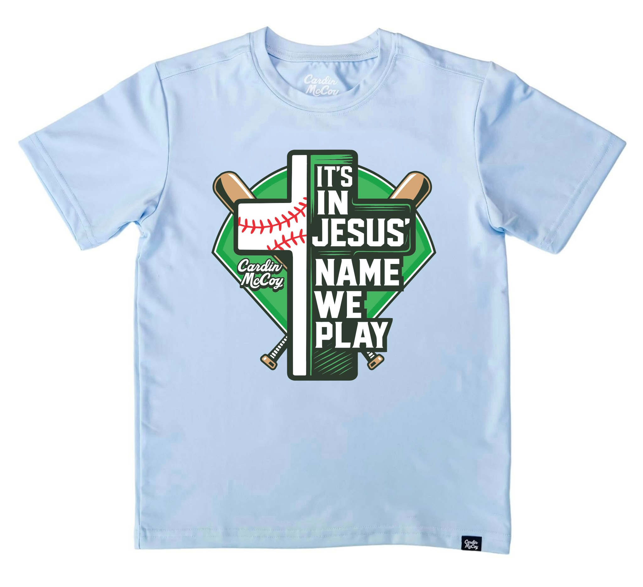 Kids' In Jesus Name Front Design Short-Sleeve Tee