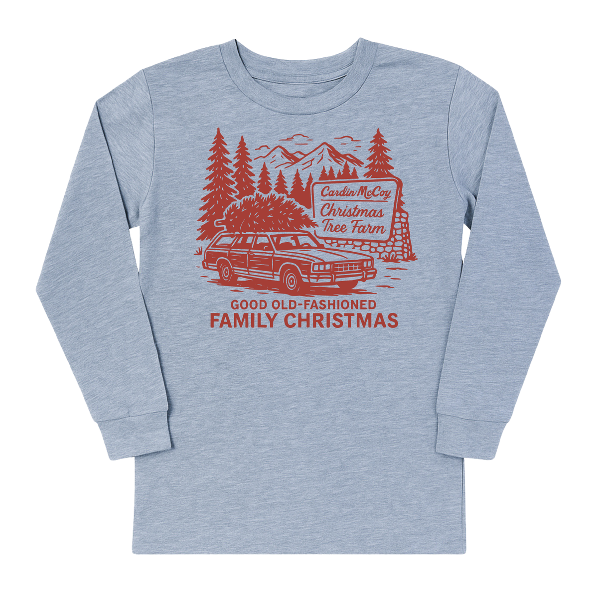 Kids' Old Fashioned Front Long-Sleeve Tee