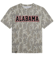 Adult Alabama Mossy Oak Bottomland Washed Out Short-Sleeve Tee Short Sleeve T-Shirt Mossy Oak Original Bottomland Adult Small Front