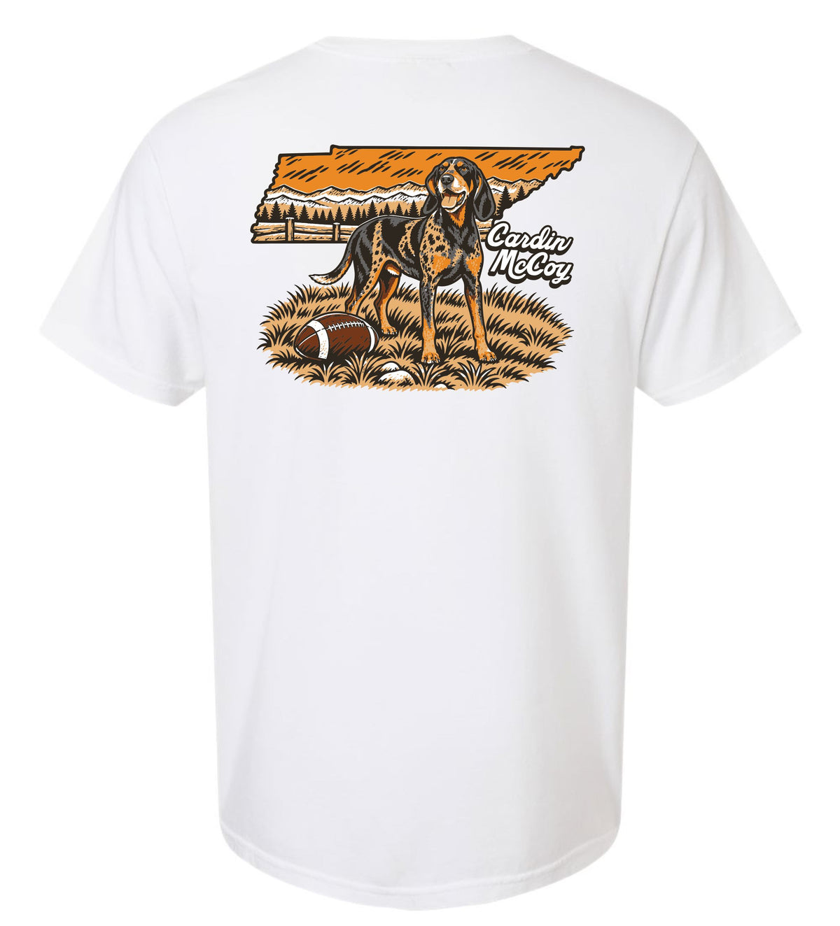 Adults' Tennessee Football Short-Sleeve Tee Short Sleeve T-Shirt Cardin McCoy White Adult Small Pocket