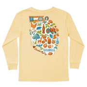 Boys' All Things Georgia Long-Sleeve Tee Long Sleeve T-Shirt Cardin McCoy Butter XXS (2/3) Pocket