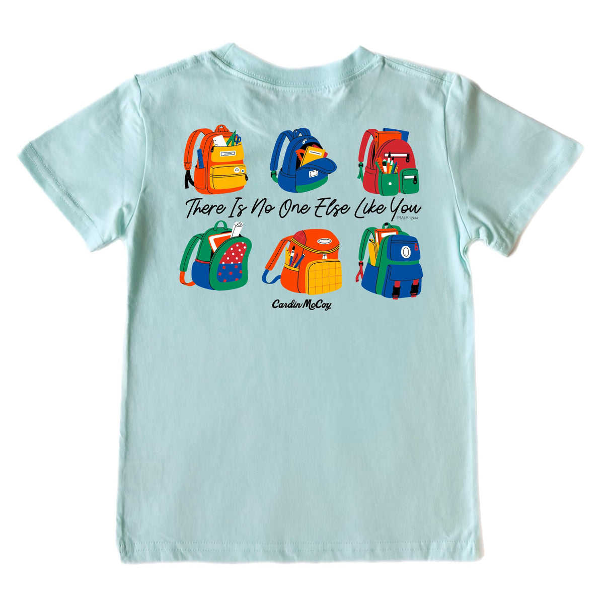 Boys' Backpacks Short-Sleeve Tee Short Sleeve T-Shirt Cardin McCoy Blue Mint XXS (2/3) Pocket