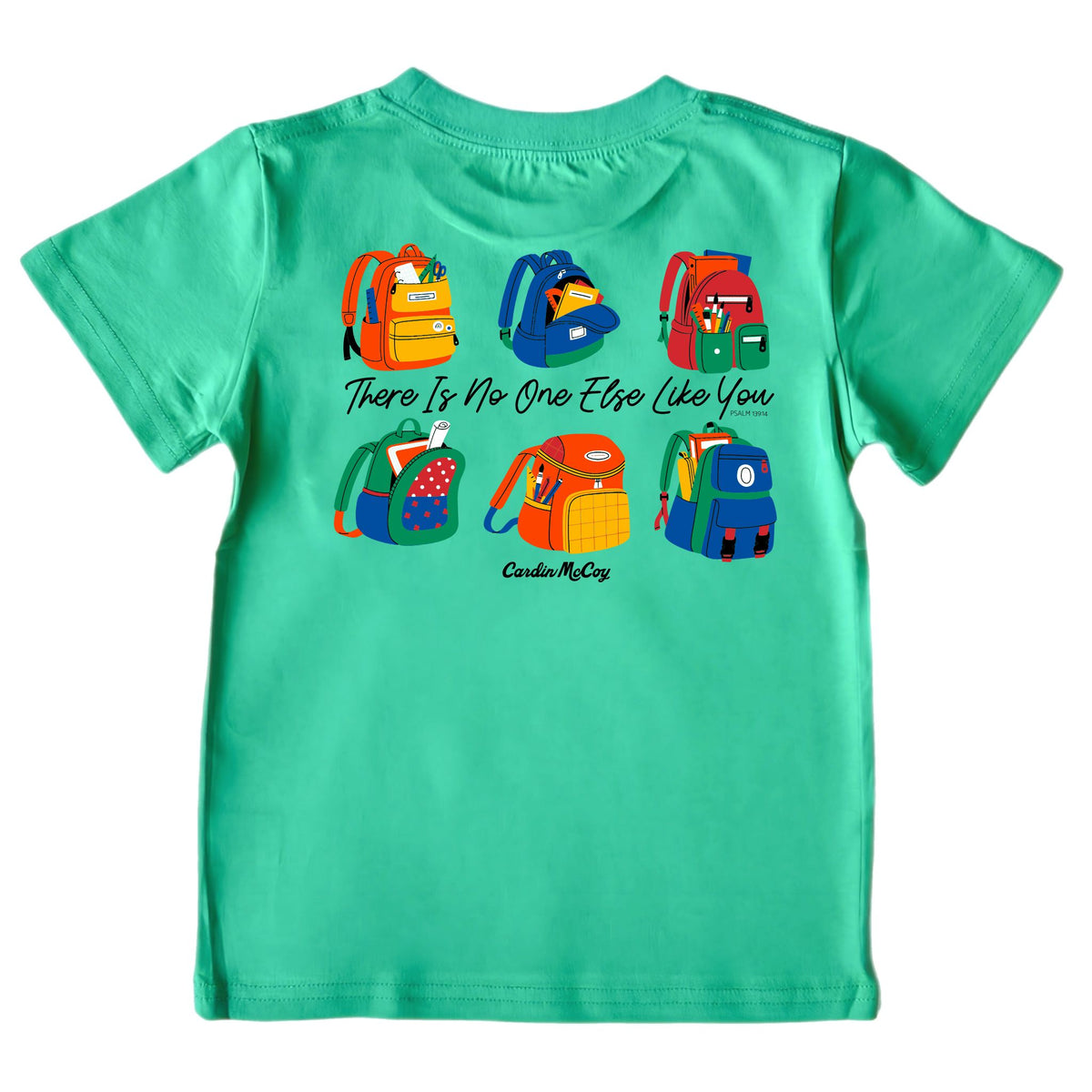 Boys' Backpacks Short-Sleeve Tee Short Sleeve T-Shirt Cardin McCoy Green XXS (2/3) Pocket
