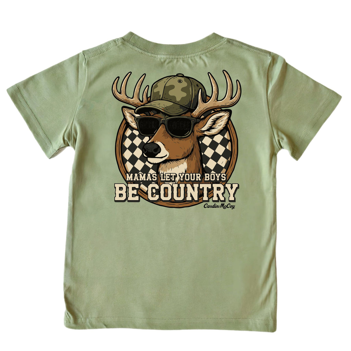 Boys' Be Country Short-Sleeve Tee Short Sleeve T-Shirt Cardin McCoy Light Olive XXS (2/3) Pocket