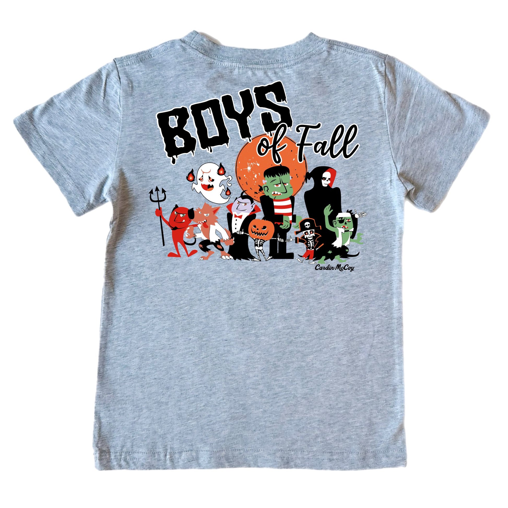 Boys' Boys Of Fall Short-Sleeve Tee Short Sleeve T-Shirt Cardin McCoy Heather Gray XXS (2/3) No Pocket