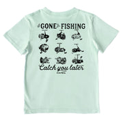 Boys' Catch You Later (Reels) Performance Short-Sleeve Tee Short Sleeve T-Shirt Cardin McCoy Surf Spray XXS (2/3) No Pocket