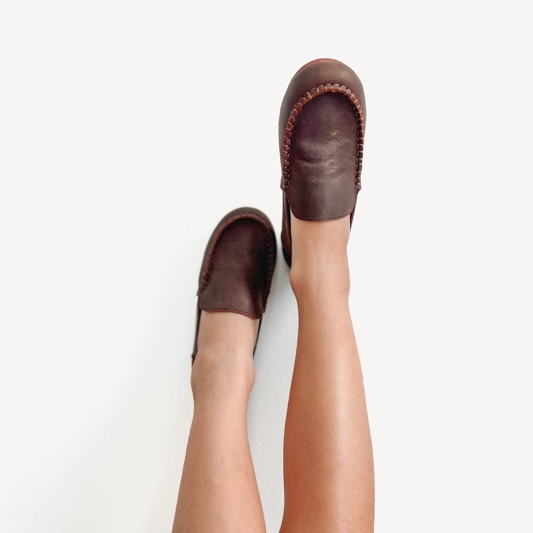 Boys' Classic Chocolate Leather Loafer Footwear Cardin McCoy 