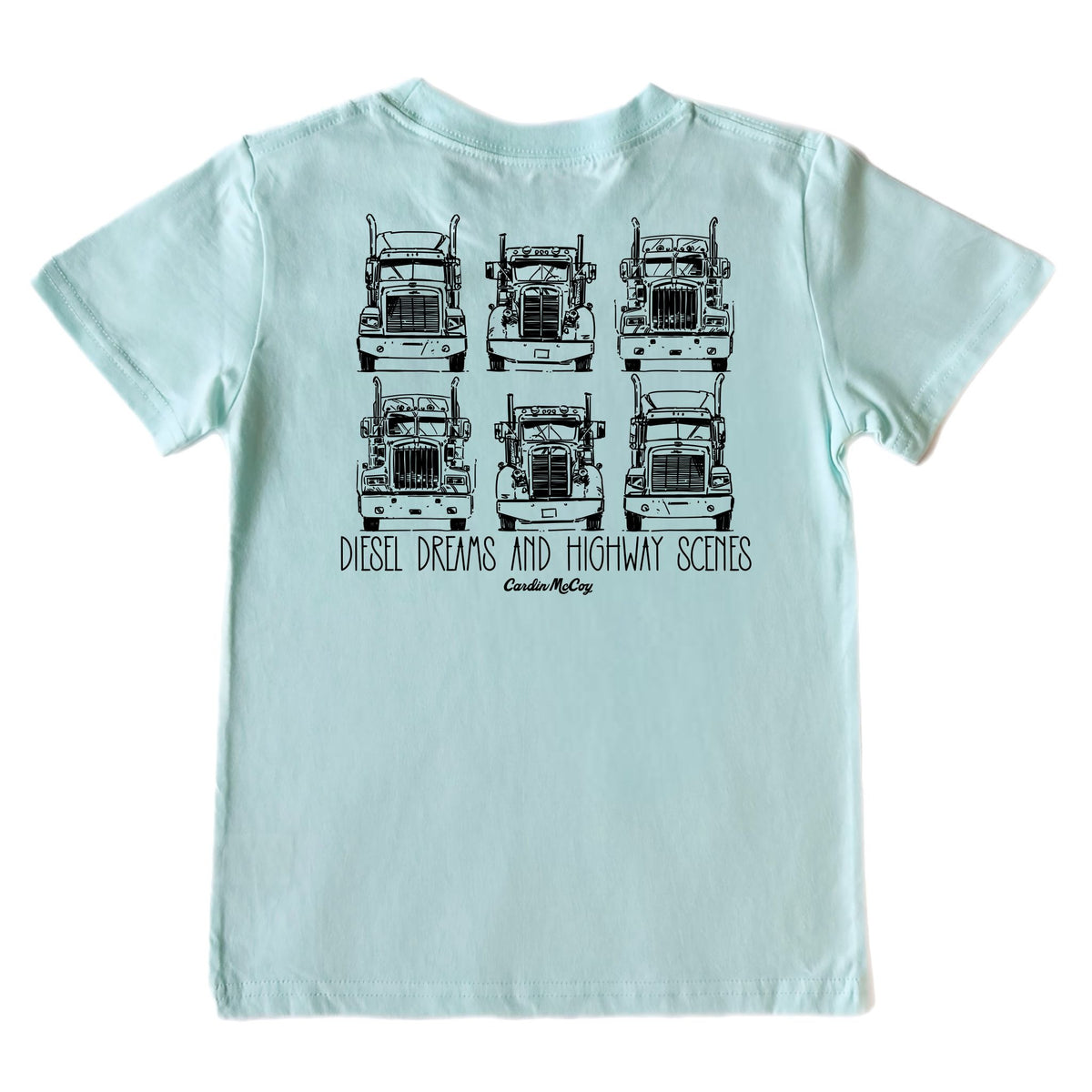 Boys' Diesel Dreams Short-Sleeve Tee Short Sleeve T-Shirt Cardin McCoy Blue Mint XXS (2/3) Pocket