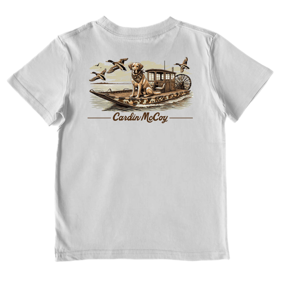 Boys' Duck Boat Performance Short-Sleeve Tee Short Sleeve T-Shirt Cardin McCoy Gray Mist XXS (2/3) No Pocket