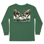 Boys' Fix Your Sights Long-Sleeve Tee Long Sleeve T-Shirt Cardin McCoy Dark Olive XXS (2/3) Pocket