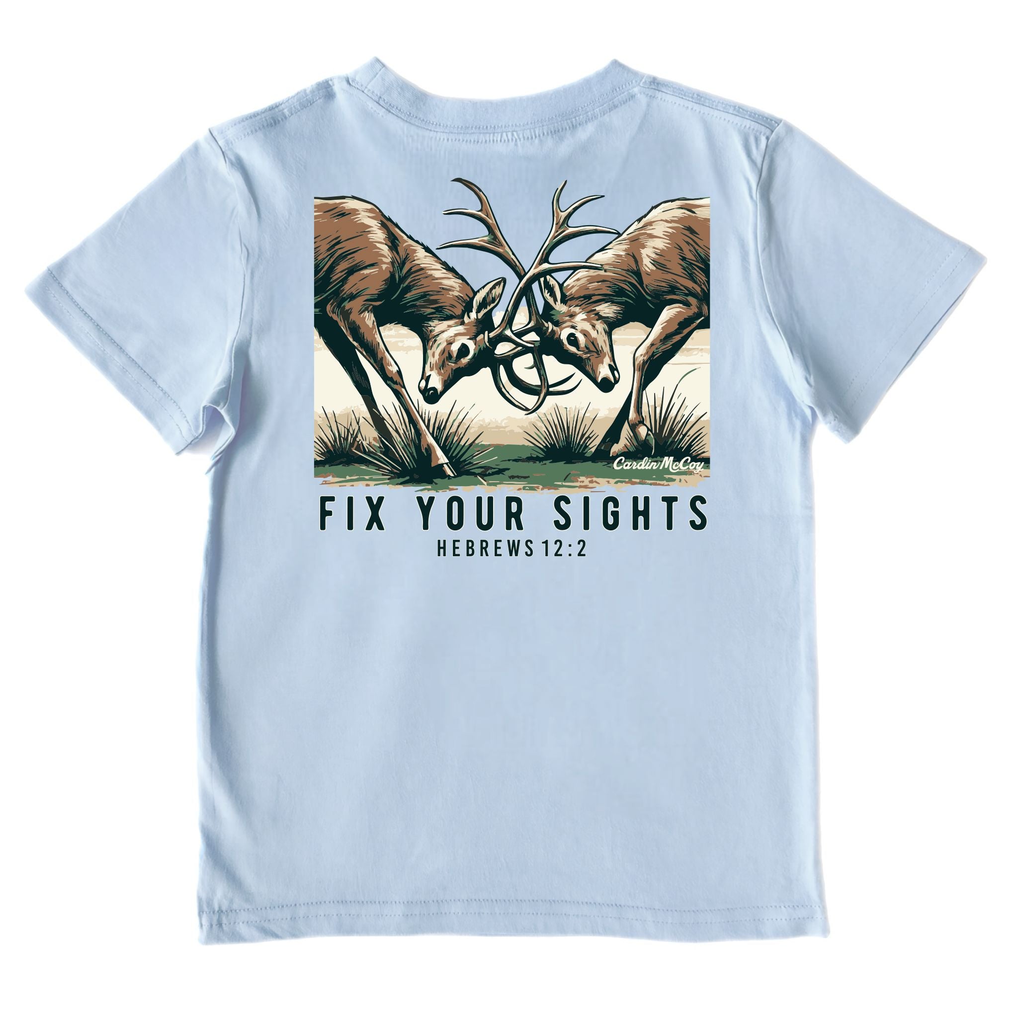 Boys' Fix Your Sights Performance Short-Sleeve Tee Short Sleeve T-Shirt Cardin McCoy Blue Sky XXS (2/3) Performance