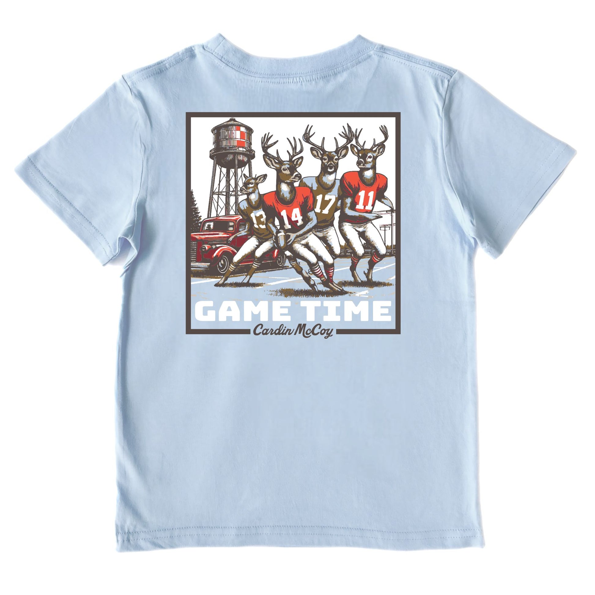 Boys' Game Time Performance Short-Sleeve Tee Short Sleeve T-Shirt Cardin McCoy Blue Sky XXS (2/3) No Pocket