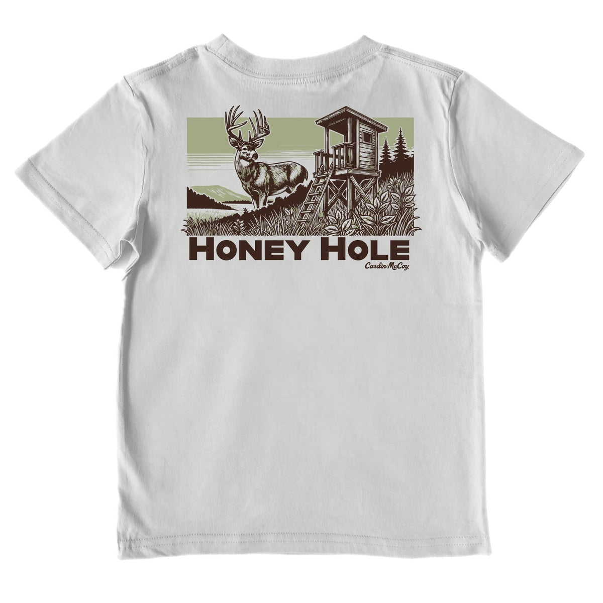 Boys' Honey Hole Short-Sleeve Performance Tee Short Sleeve T-Shirt Cardin McCoy Gray Mist XXS (2/3) Performance