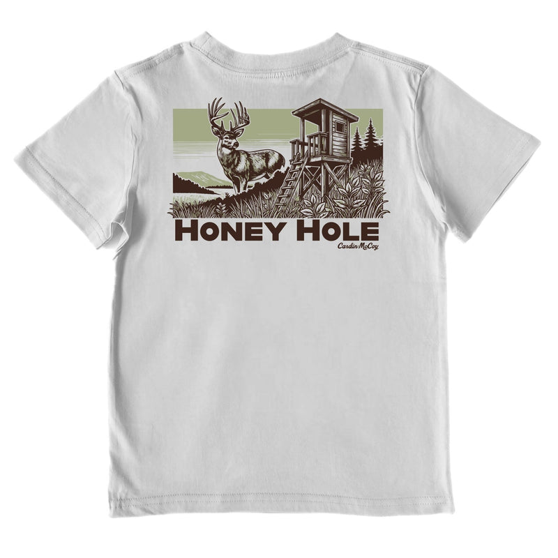 Boys' Honey Hole Short-Sleeve Performance Tee Short Sleeve T-Shirt Cardin McCoy Gray Mist XXS (2/3) Performance