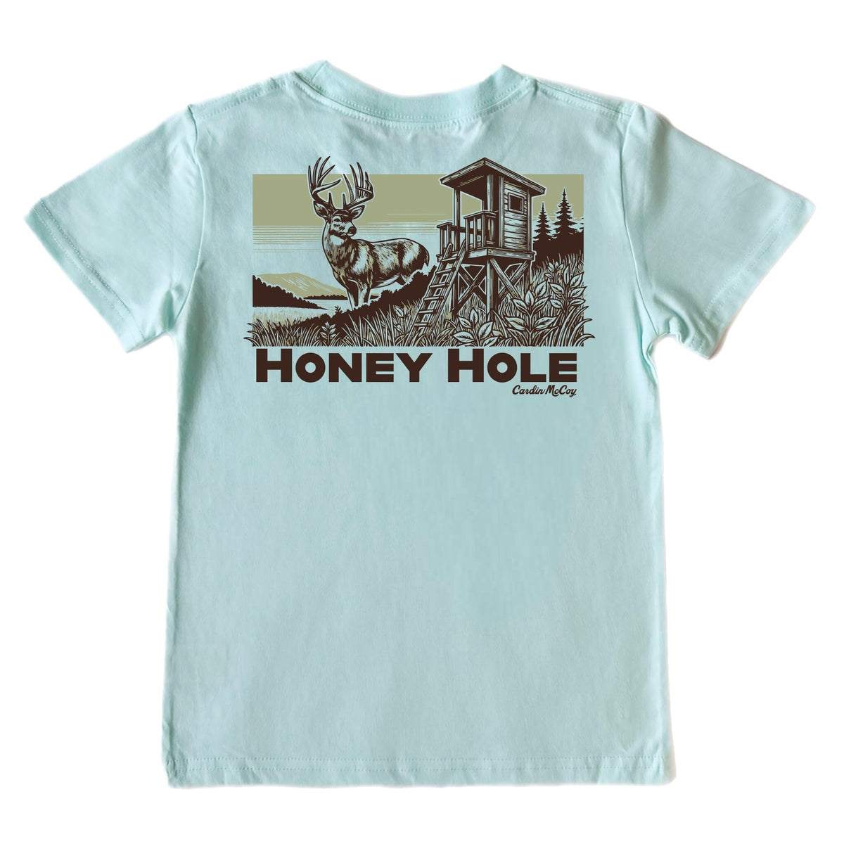 Boys' Honey Hole Short-Sleeve Tee Short Sleeve T-Shirt Cardin McCoy Blue Mint XXS (2/3) Pocket