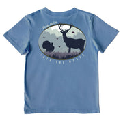 Boys' Into the Woods Performance Short-Sleeve Tee Short Sleeve T-Shirt Cardin McCoy Captain Blue XXS (2/3) No Pocket