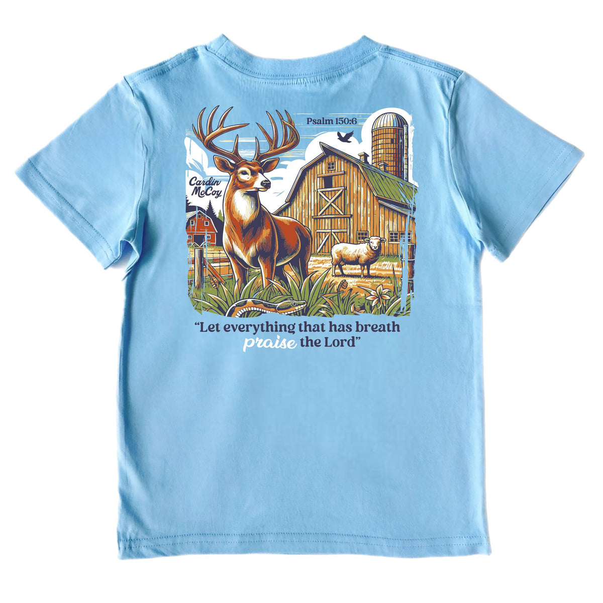 Boys' Let Everything Short-Sleeve Tee Short Sleeve T-Shirt Cardin McCoy Light Blue XXS (2/3) Pocket