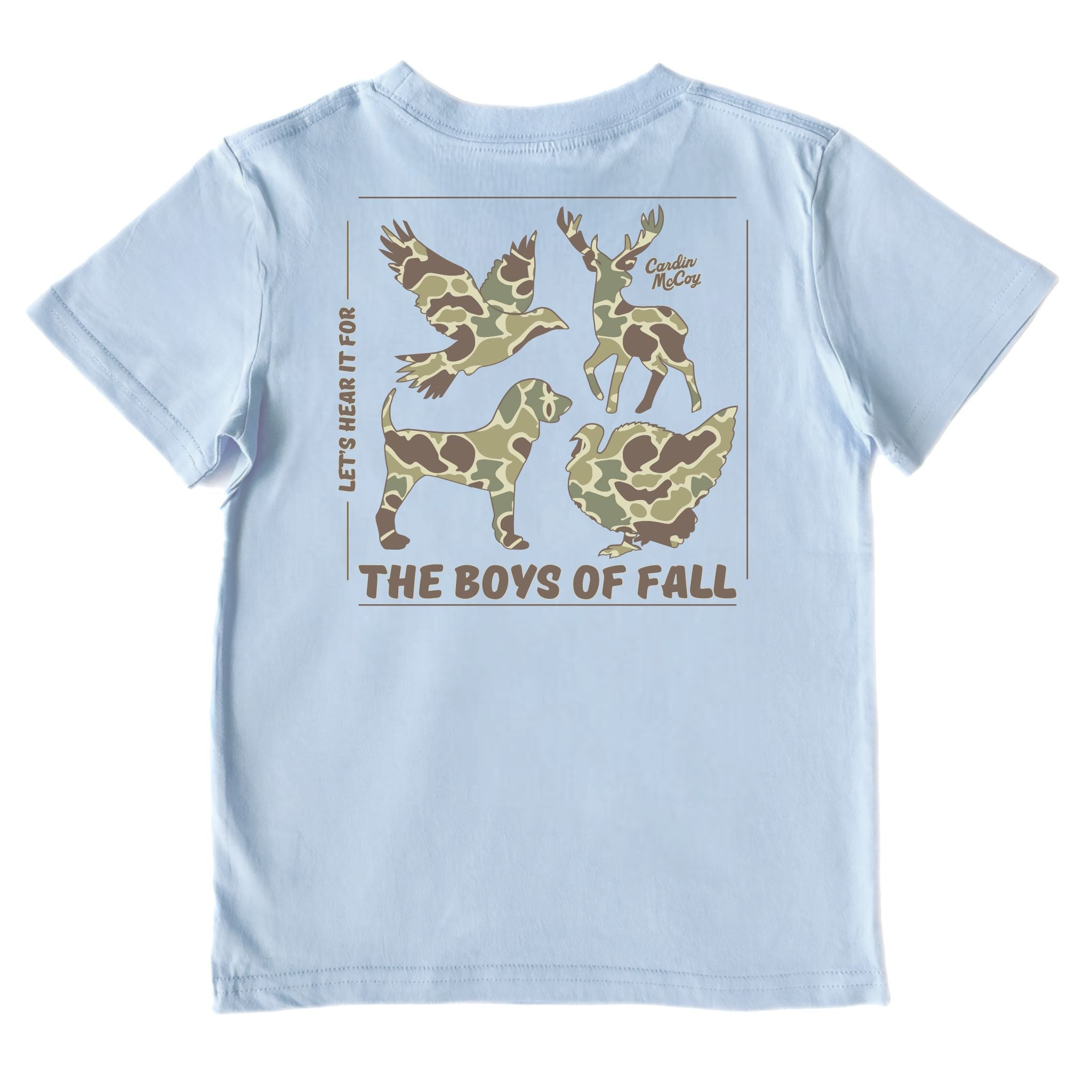 Boys' Let's Hear It For Performance Short-Sleeve Tee Short Sleeve T-Shirt Cardin McCoy Blue Sky XXS (2/3) No Pocket