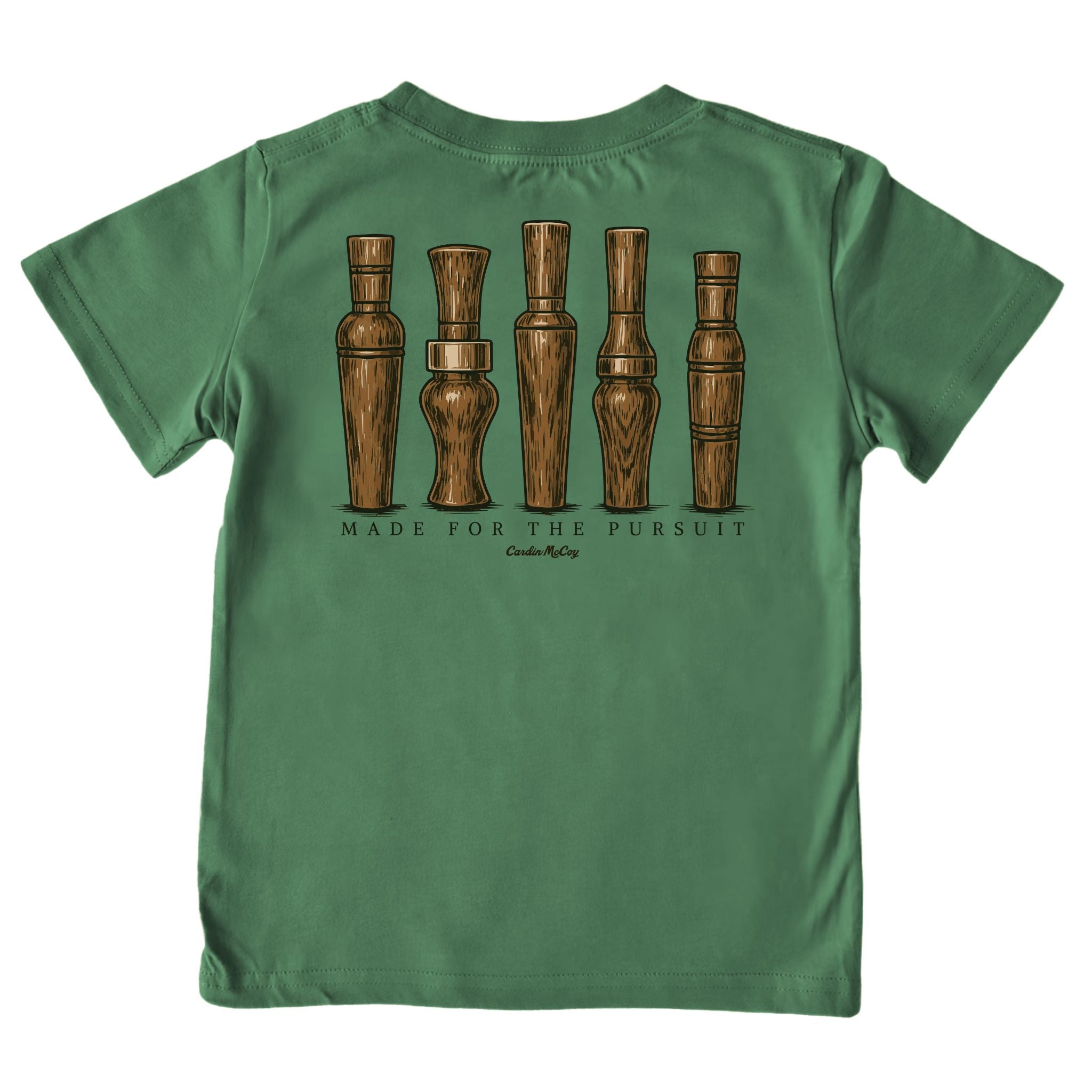 Boys' Made For The Pursuit Short-Sleeve Tee Short Sleeve T-Shirt Cardin McCoy Dark Olive XXS (2/3) Pocket