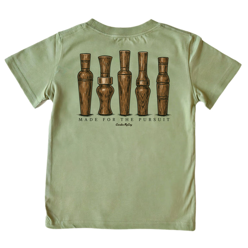Boys' Made For The Pursuit Short-Sleeve Tee Short Sleeve T-Shirt Cardin McCoy Light Olive XXS (2/3) Pocket