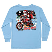 Boys' Race To The North Pole Long-Sleeve Tee Long Sleeve T-Shirt Cardin McCoy Light Blue XXS (2/3) No Pocket