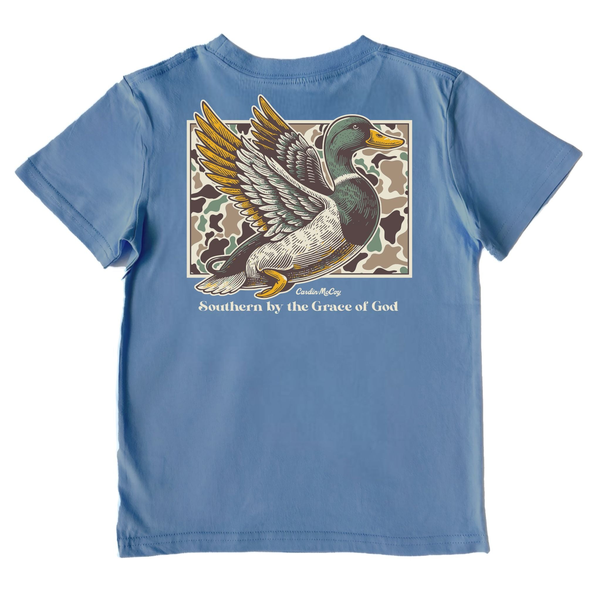 Boys' Southern By The Grace Performance Short-Sleeve Tee Short Sleeve T-Shirt Cardin McCoy Captain Blue XXS (2/3) No Pocket