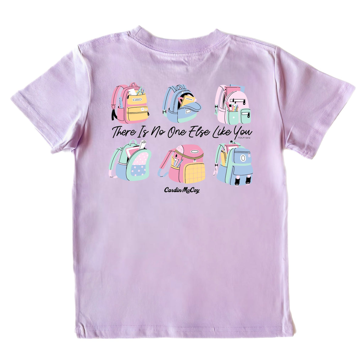 Girls' Backpacks Short-Sleeve Tee Short Sleeve T-Shirt Cardin McCoy Lavender XXS (2/3) Pocket