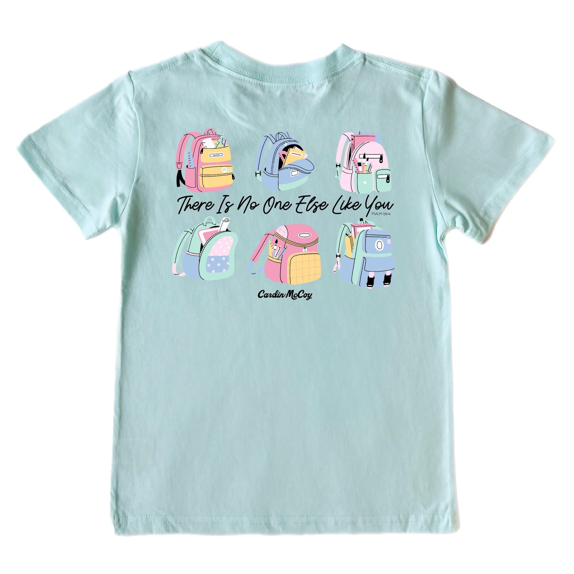 Girls' No One Else Short-Sleeve Tee Short Sleeve T-Shirt Cardin McCoy Blue Mint XXS (2/3) Pocket