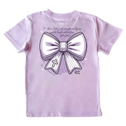 Girls' Strength and Dignity Short-Sleeve Tee Short Sleeve T-Shirt Cardin McCoy Lavender XXS (2/3) Pocket