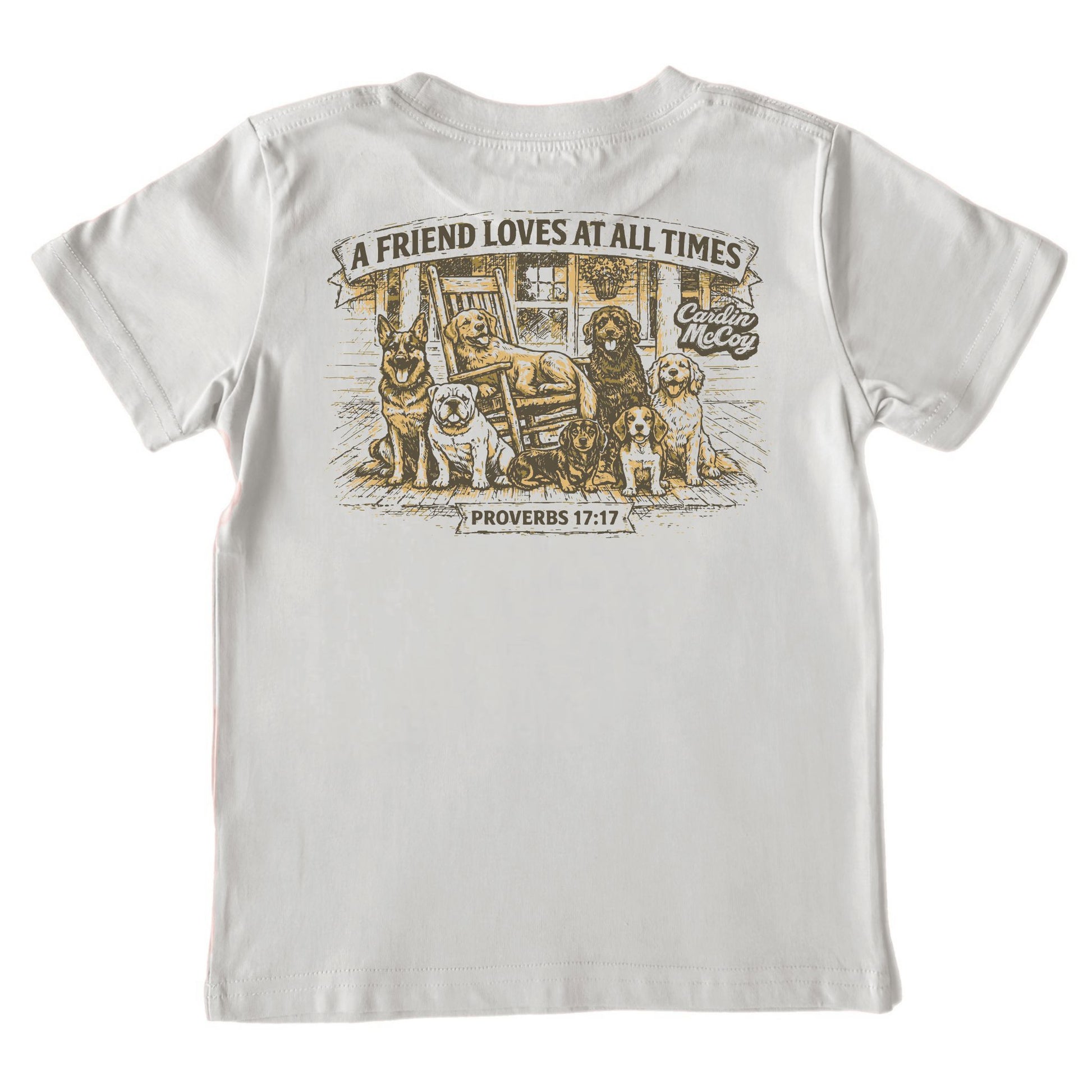 Kids' A Friend Loves Short-Sleeve Tee Short Sleeve T-Shirt Cardin McCoy Ice Gray XXS (2/3) Pocket