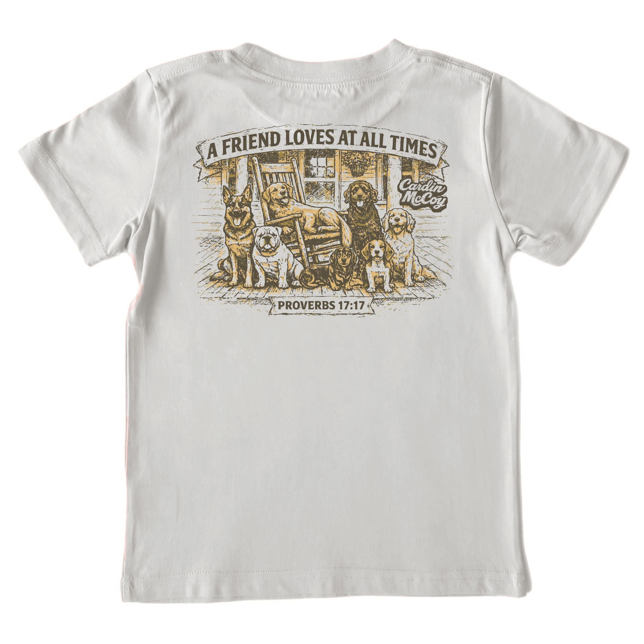Kids' A Friend Loves Short-Sleeve Tee Short Sleeve T-Shirt Cardin McCoy Ice Gray XXS (2/3) Pocket