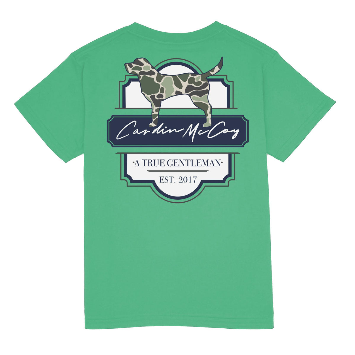Kids' A True Gentleman Short Sleeve Pocket Tee Short Sleeve T-Shirt Cardin McCoy Green XXS (2/3) 