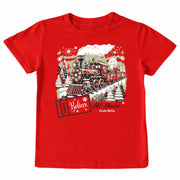 Kids' All Aboard Front Short-Sleeve Tee Short Sleeve T-Shirt Cardin McCoy Red XXS (2/3) Front