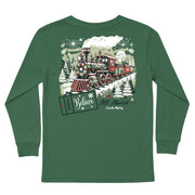 Kids' All Aboard Long-Sleeve Tee Long Sleeve T-Shirt Cardin McCoy Dark Olive XXS (2/3) Pocket