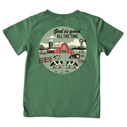 Kids' All The Time Short-Sleeve Tee Short Sleeve T-Shirt Cardin McCoy Dark Olive XXS (2/3) Pocket