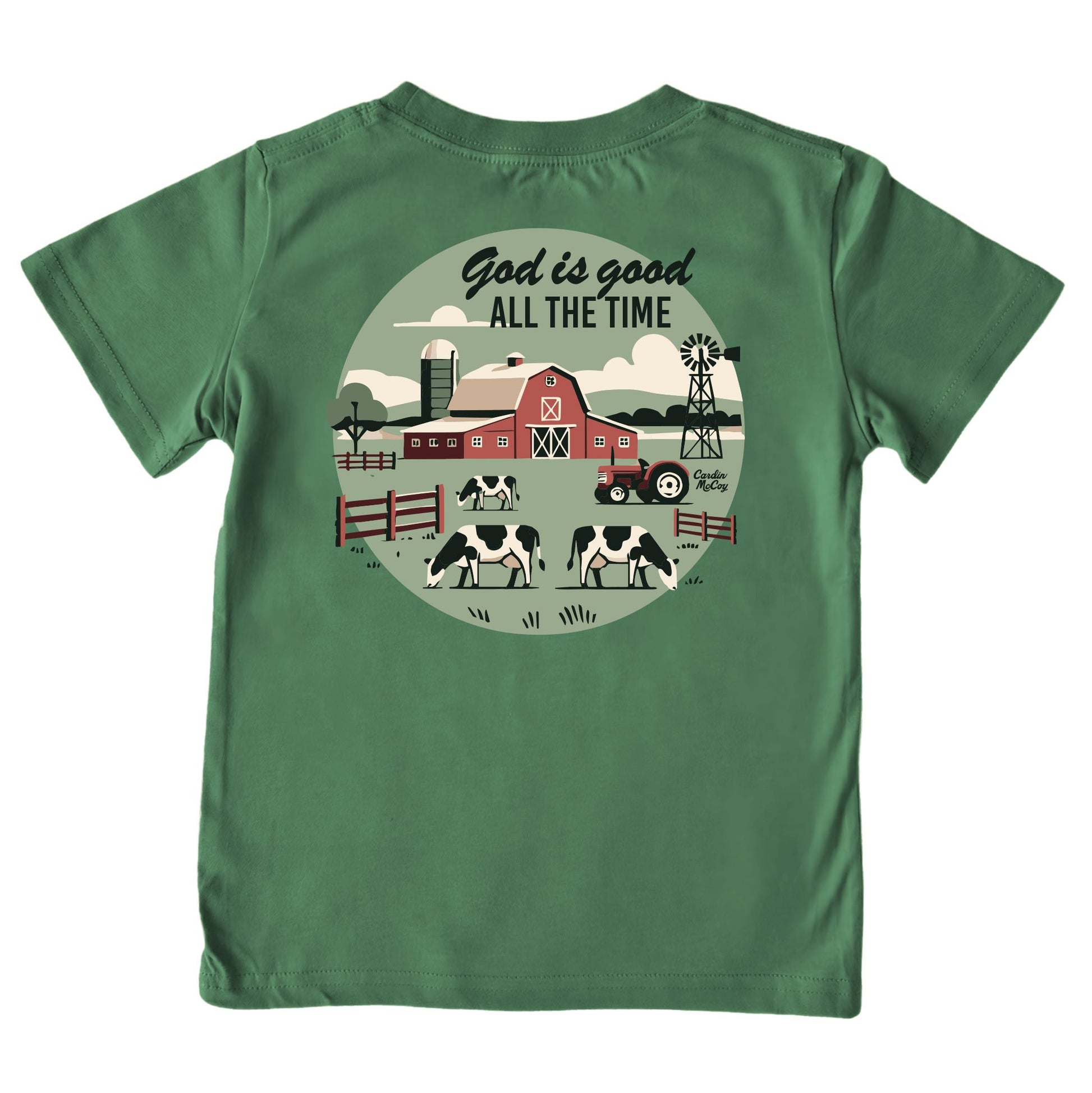 Kids' All The Time Short-Sleeve Tee Short Sleeve T-Shirt Cardin McCoy Dark Olive XXS (2/3) Pocket
