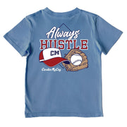 Kids' Always Hustle Performance Short-Sleeve Tee Short Sleeve T-Shirt Cardin McCoy Captain Blue XXS (2/3) Performance