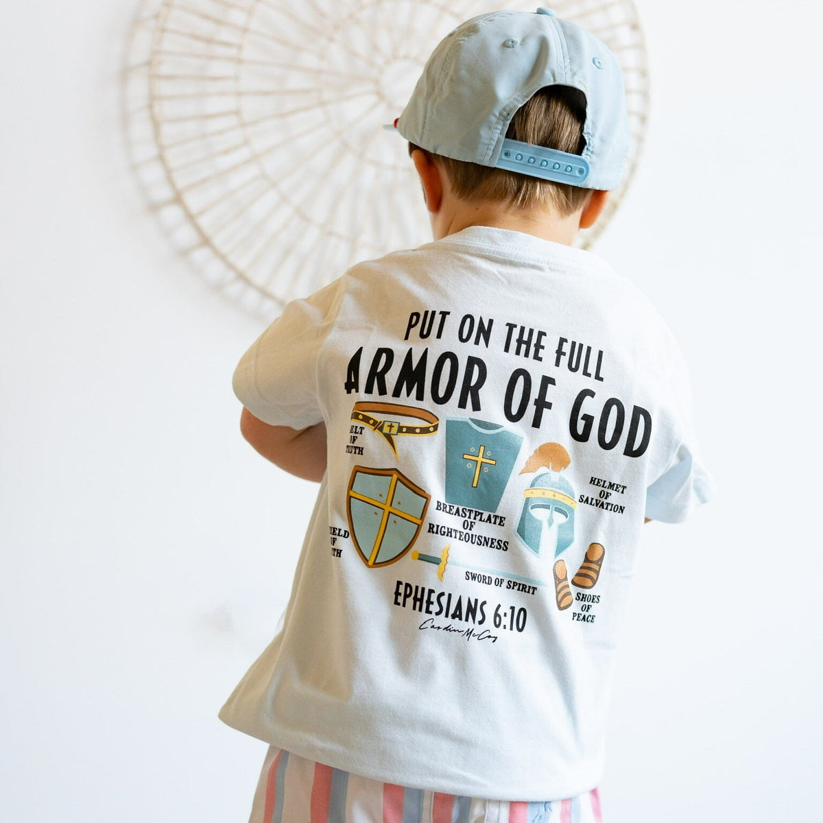 Kids' Armor of God Short-Sleeve Tee Short Sleeve T-Shirt Cardin McCoy 