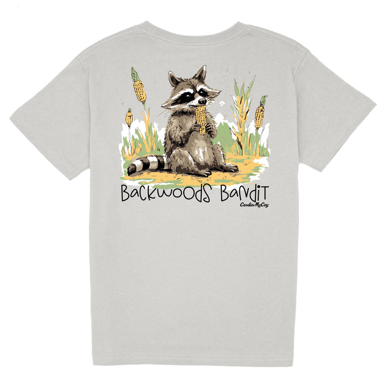 Kids' Backwoods Bandit Short Sleeve Tee Short Sleeve T-Shirt Cardin McCoy Ice Gray XXS (2/3) No Pocket